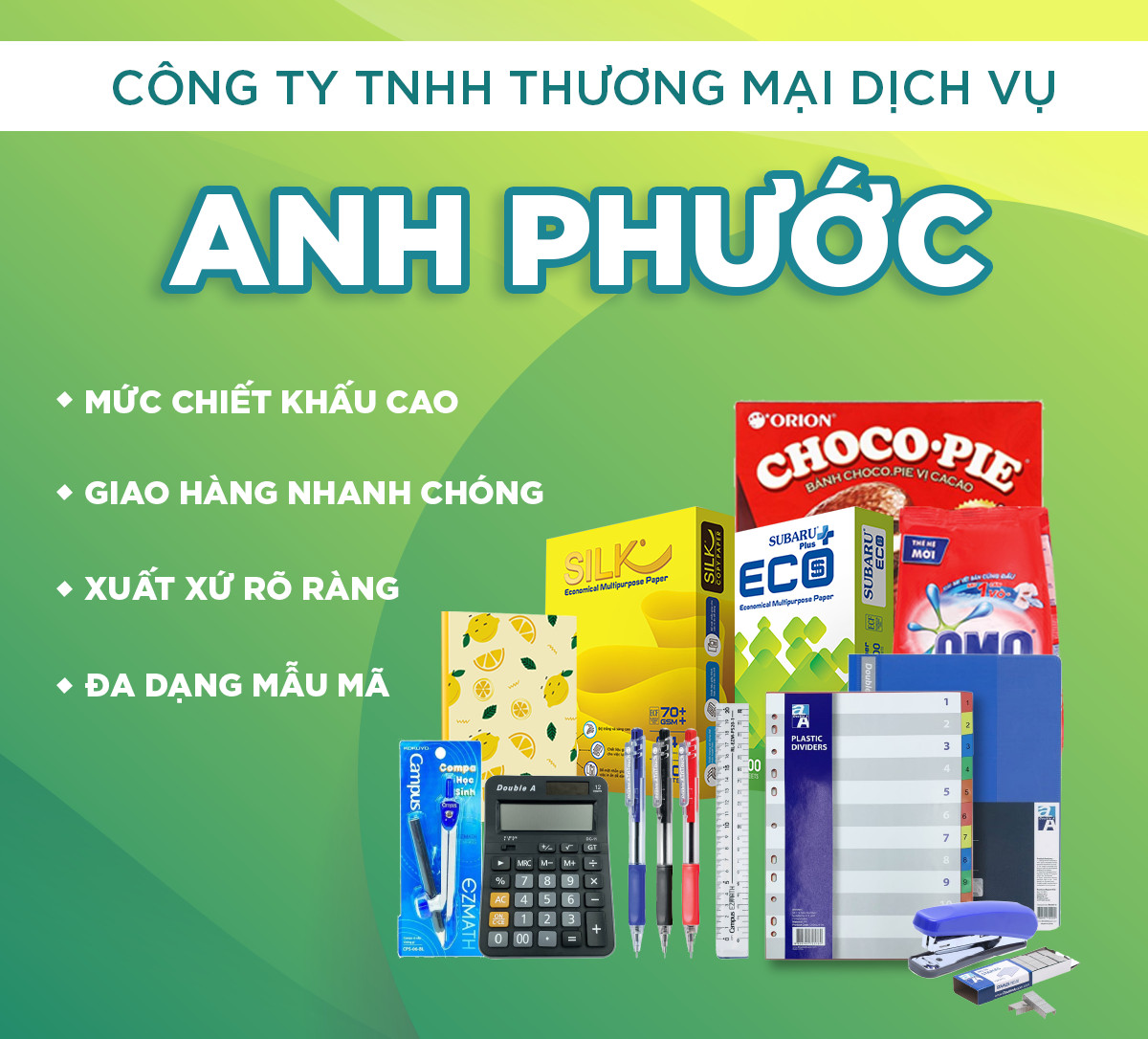 CÔNG TY TNHH THƯƠNG MẠI DỊCH VỤ ANH PHƯỚC