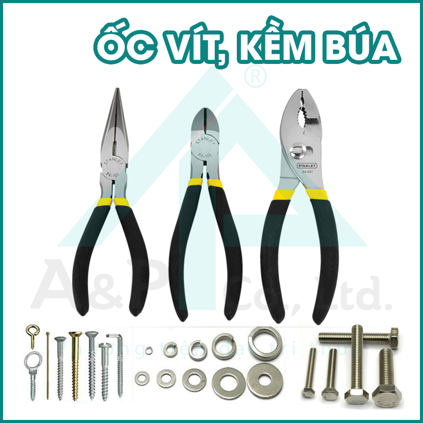 Ốc vít, kềm búa