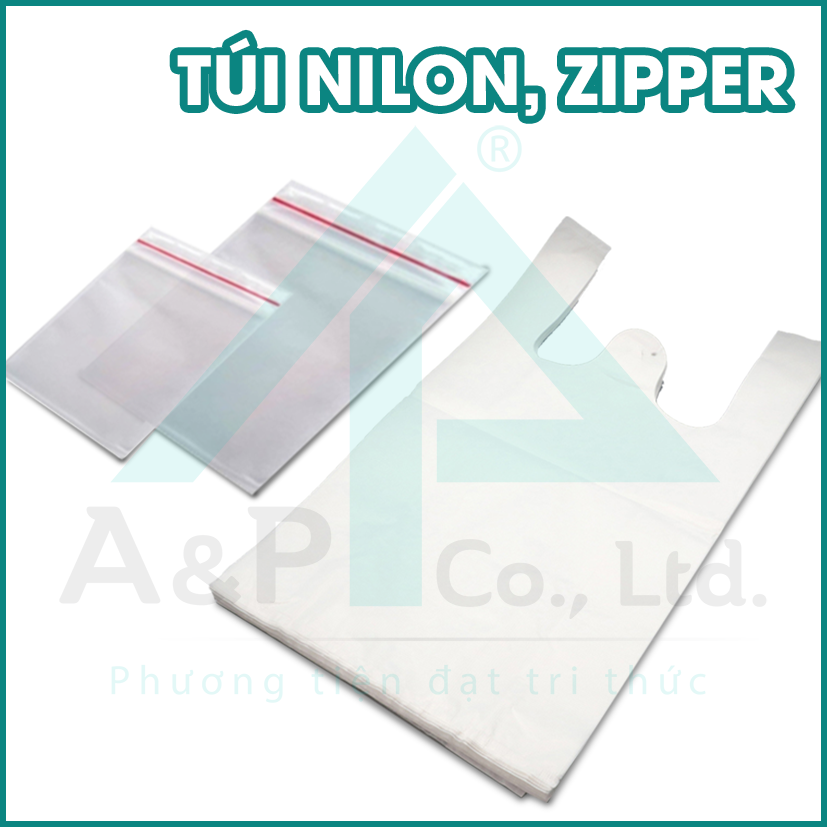 Túi nilon, zipper